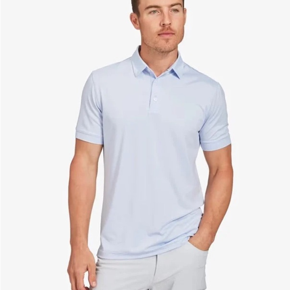 Men's Light Blue Polo Shirt